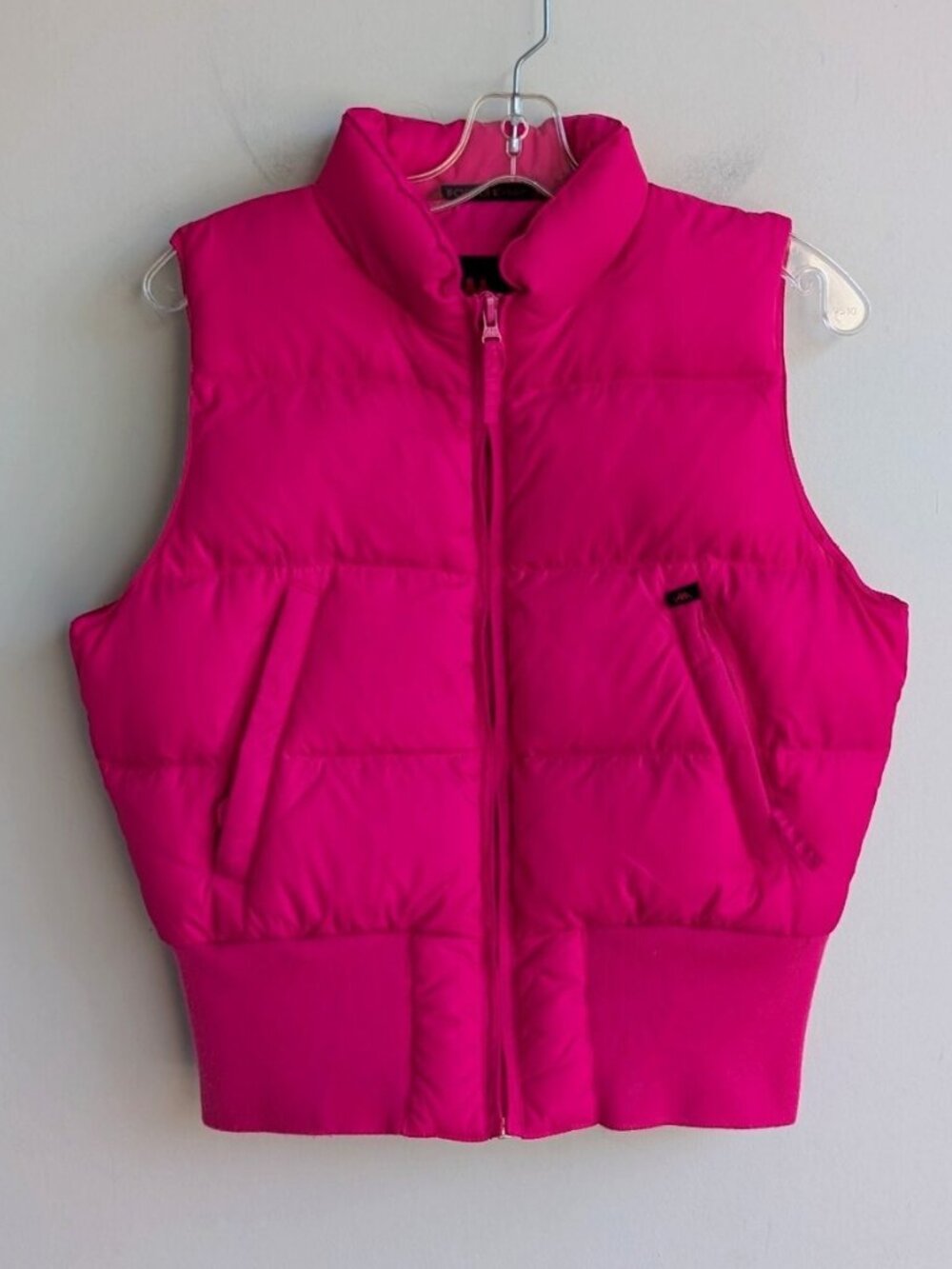Kappa Duck Down Hot Pink Puffer Vest
